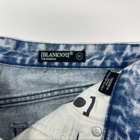 BlankNYC The Barrow vintage high rise short blue denim size 31 BoxK - Picture 4 of 6